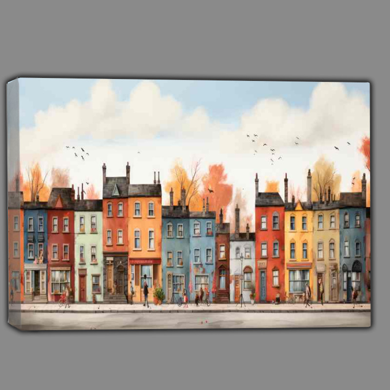 Buy Canvas : (Village Charms Whimsical Colours in Play)