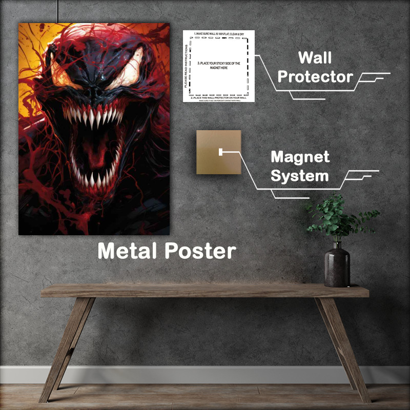 Buy Metal Poster : (Venom style quest for survival)