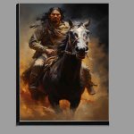 Buy Di-Bond : (Tribal Horse Rider Exploring Untamed Wilderness)