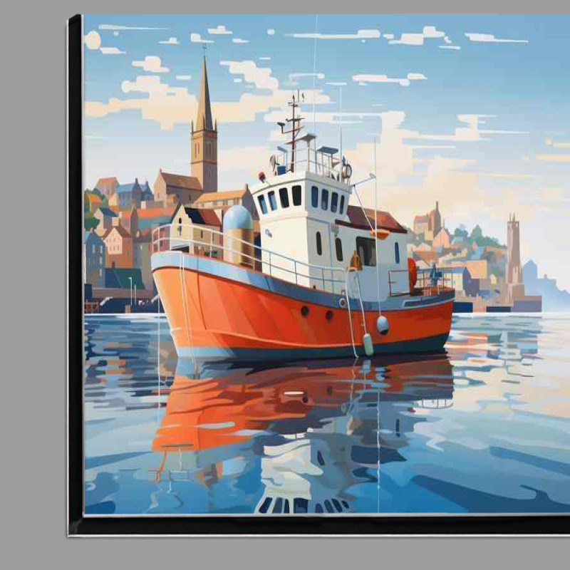 Buy Di-Bond : (Fishing Boat in Blissful Sunlit Waters)