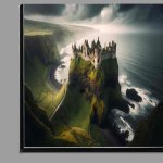 Buy Di-Bond : (Dunluce Castle Antrim Cliffside Ruins Mystique)