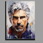 Buy Di-Bond : (Damon Hill Formula one racing driver painted style art)