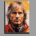 Buy Di-Bond : (James Hunt Formula one racing driver portrait)