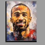 Buy Di-Bond : (Thierry Henry Footballer in the style of splash art)
