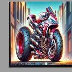 Buy Di-Bond : (Cool Cartoon Yamaha Thundercat Motorcycle Art)