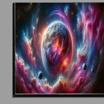 Buy Di-Bond : (A fantasy planet surrounded by a colorful nebula)