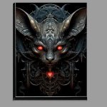 Buy Di-Bond : (Vampire bat in the moon with red eyes)