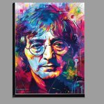 Buy Di-Bond : (John Lennon in the style of mixed art)