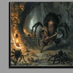 Buy Di-Bond : (Fantasy Dwarf fighting monster spiders)