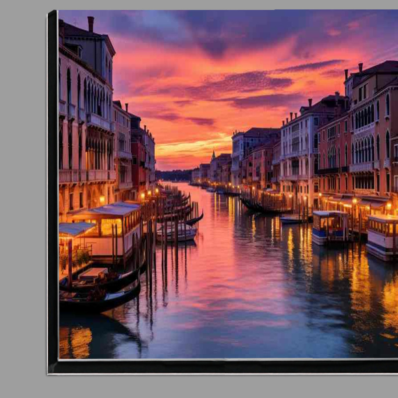 Buy Di-Bond : (Sunset Serenity Grand Canals Evening Bliss)