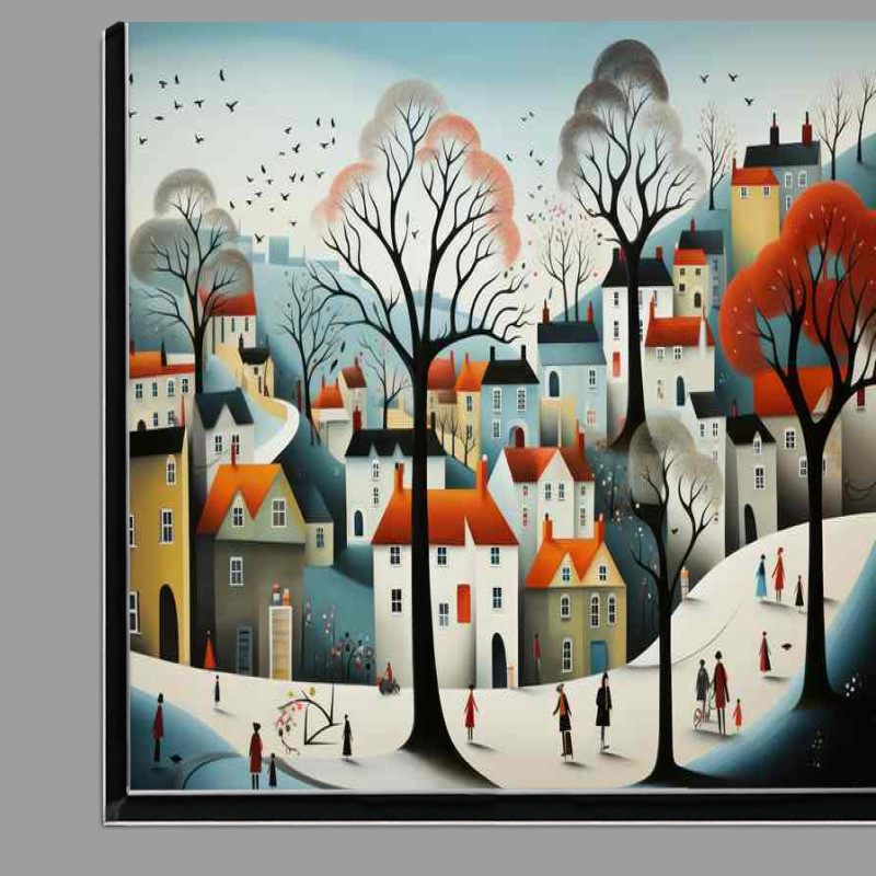 Buy Di-Bond : (Whimsical Village Dreams Quaint Fantasy World)