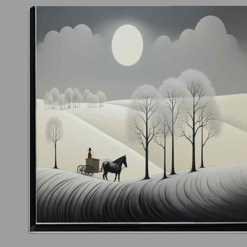 Buy Di-Bond : (Black and White Horse Ride Country)