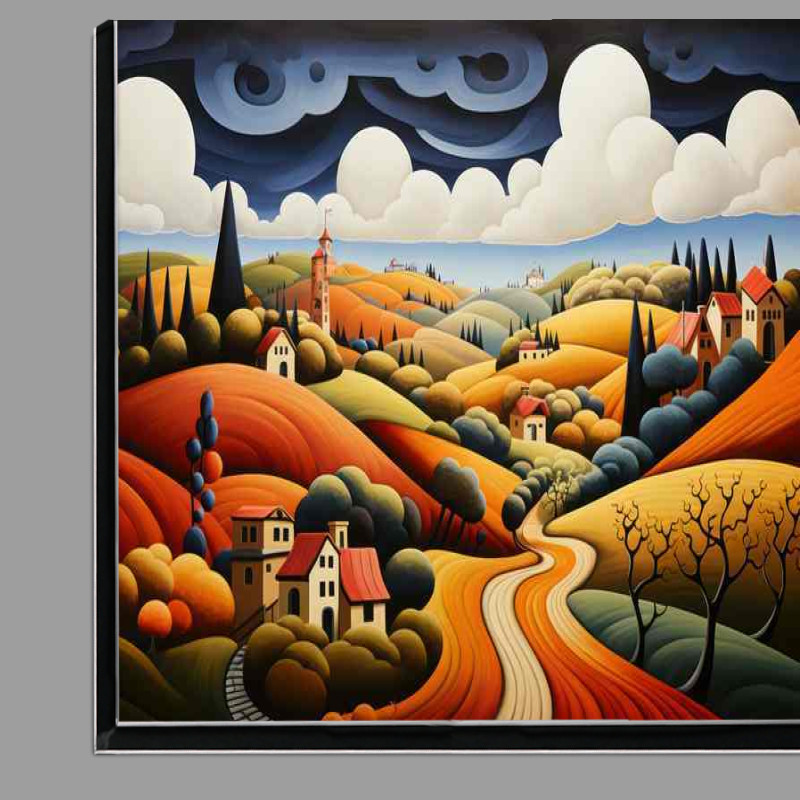 Buy Di-Bond : (Charming Hamlet Reflections And Rolling Hils)