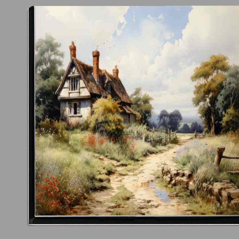 Buy Di-Bond : (Timeless Tranquility Old English Countryside Scene)
