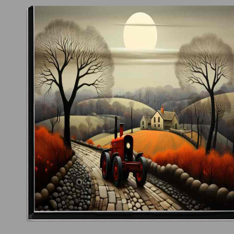 Buy Di-Bond : (Vintage Elegance Classic Tractor in Countryside)