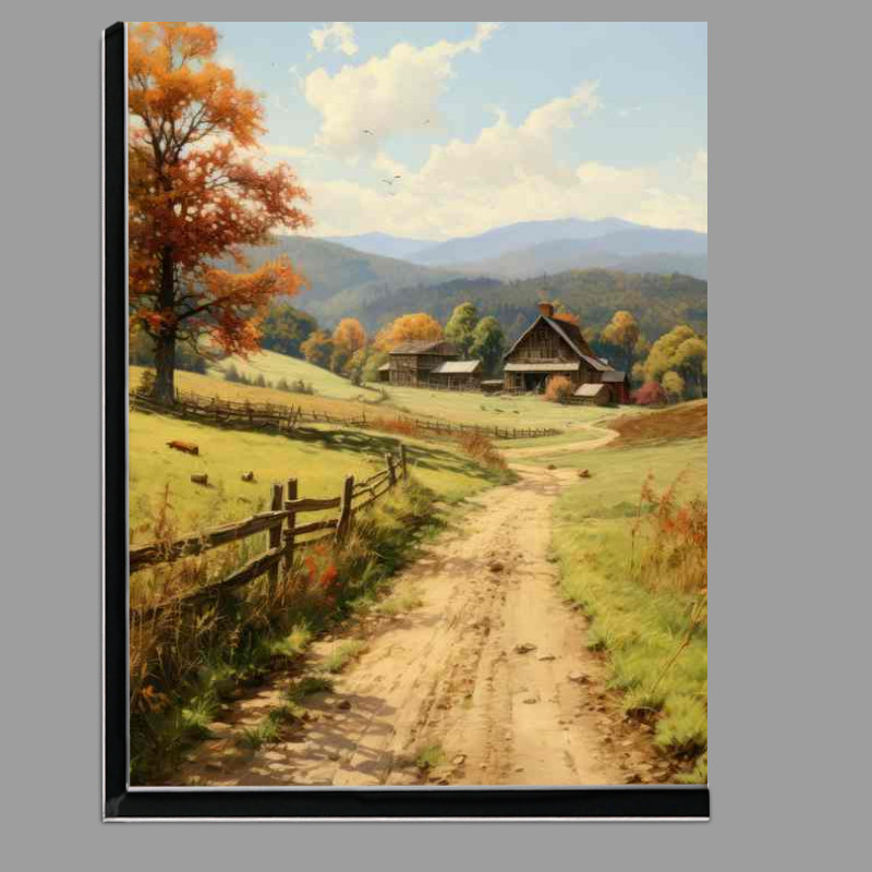 Buy Di-Bond : (Countryside Serenity On The Farm)