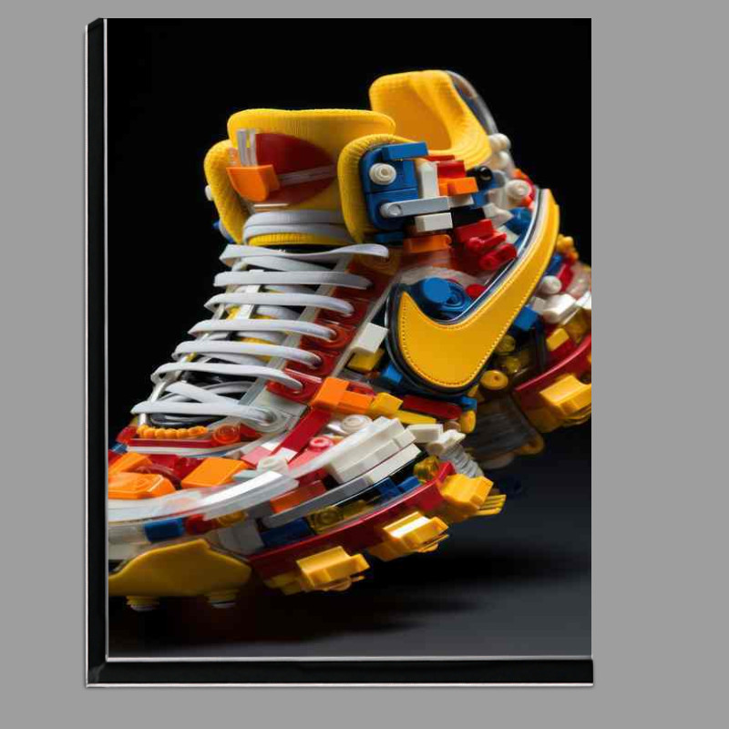 Buy Di-Bond : (Bold Sneaker Palette Walks on Artistic bricks)