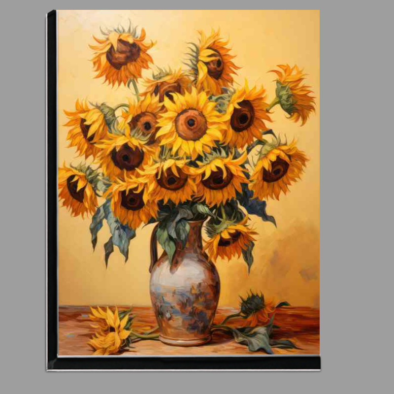 Buy Di-Bond : (Sunflower Fields Bloom in Radiant Harmony)