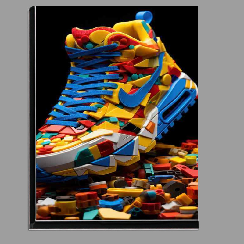 Buy Di-Bond : (Vibrant Sneaker Designs Dance on Canvas)