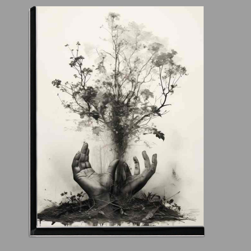 Buy Di-Bond : (Woodland Touch Hand Entwined with Sprigs)