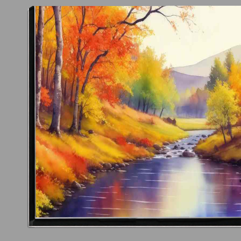 Buy Di-Bond : (Colourful River In The autumn)