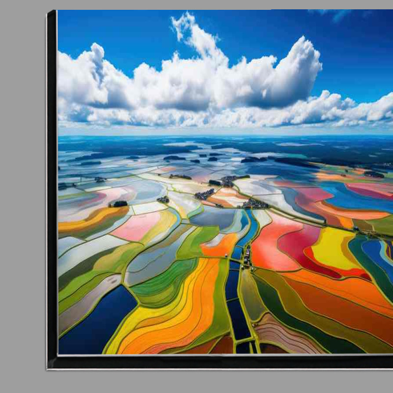Buy Di-Bond : (The neon countryside from the sky)