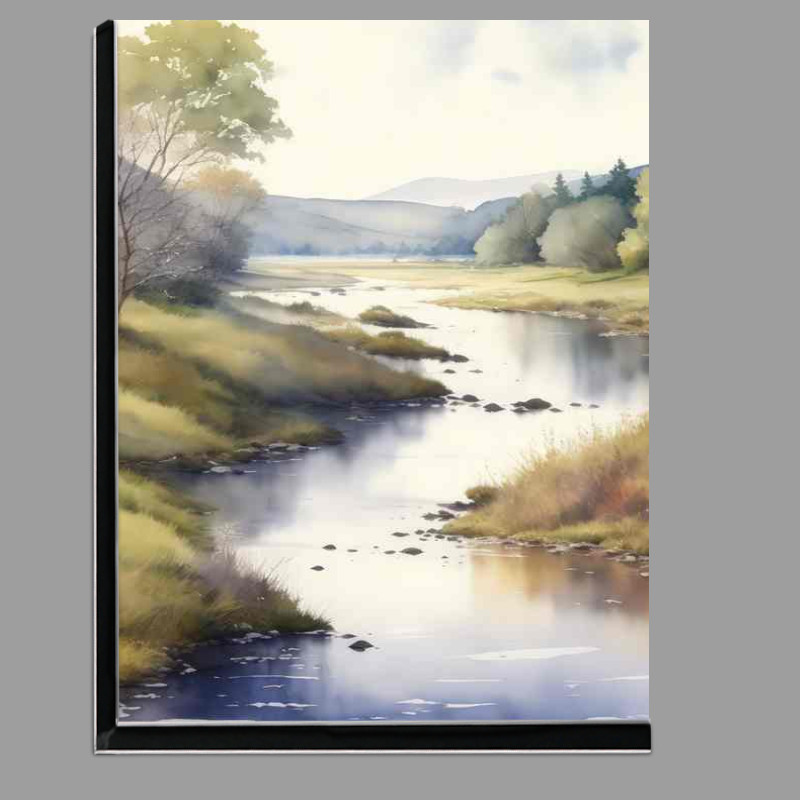 Buy Di-Bond : (Natures Artistry River Carving Through Diverse Landscapes)