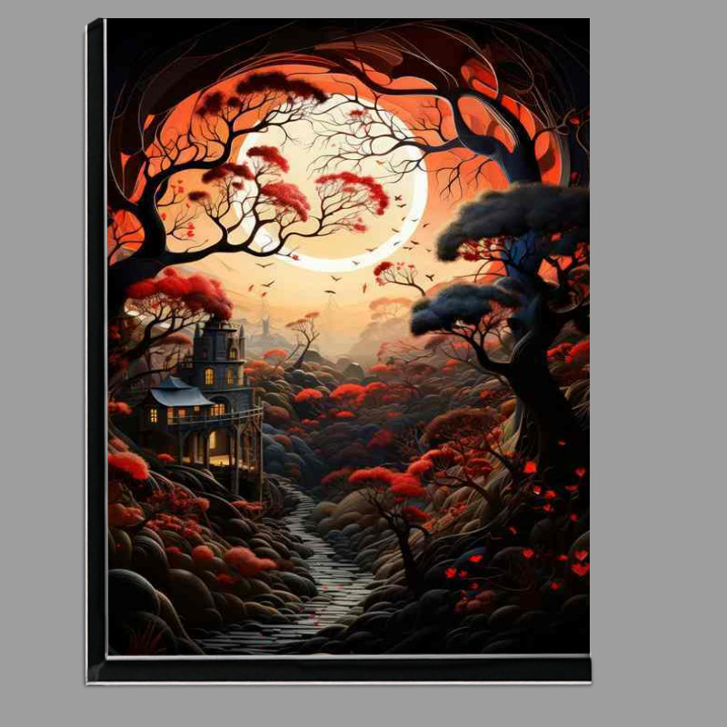 Buy Di-Bond : (Red skys through the village)