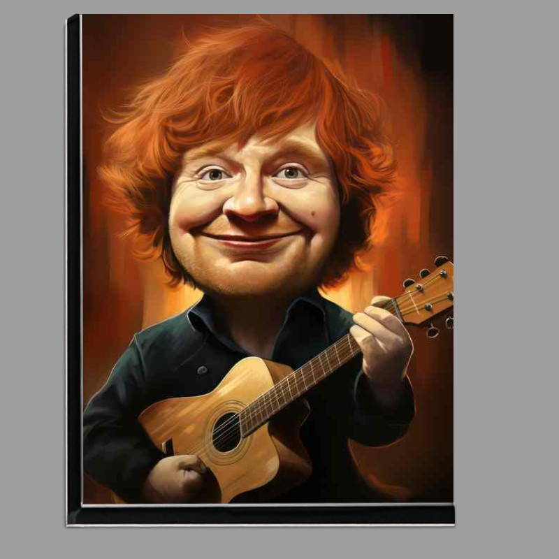Buy Di-Bond : (Caricature of ed Sheeran)