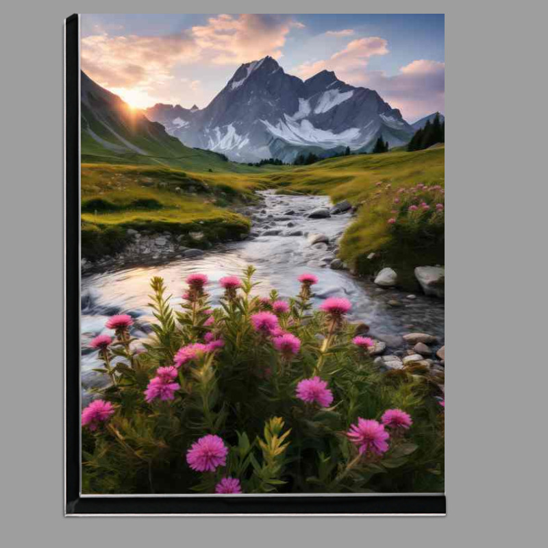 Buy Di-Bond : (Flowers in Purple Mountain Morning Call)
