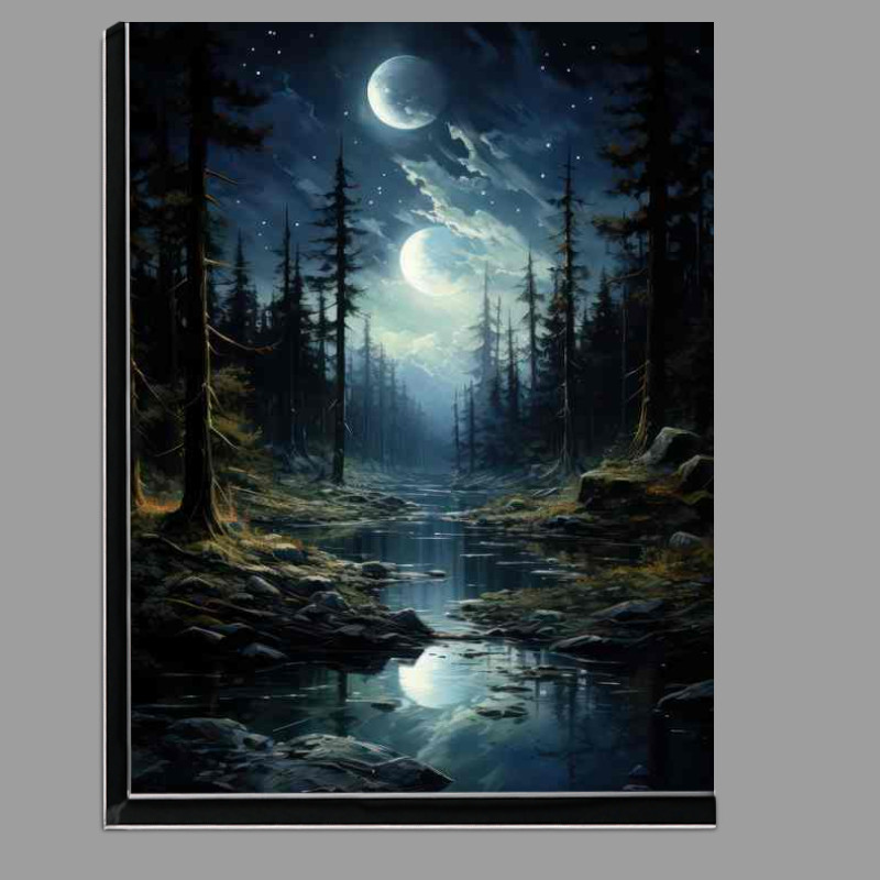 Buy Di-Bond : (Flowing Creek With Milky Way Sky)
