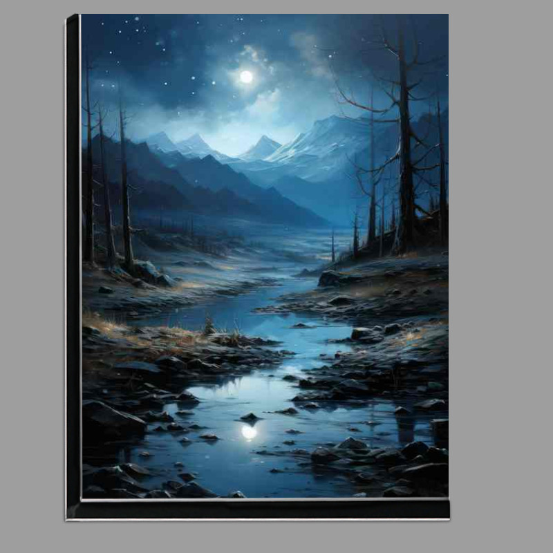 Buy Di-Bond : (Milky Way Scenic Mountainous Art)