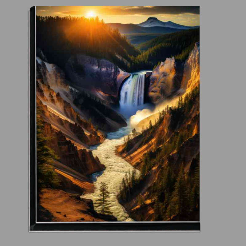 Buy Di-Bond : (Natures Perfect Picture Yellowstone Canyon)