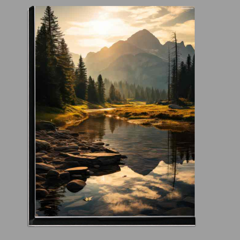Buy Di-Bond : (Pretty lake Scenic View)