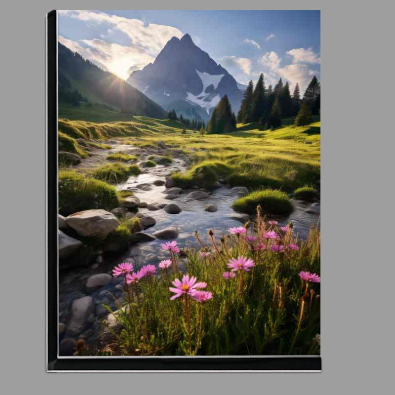 Buy Di-Bond : (Wild Flowers and Mountain A Little Gem)
