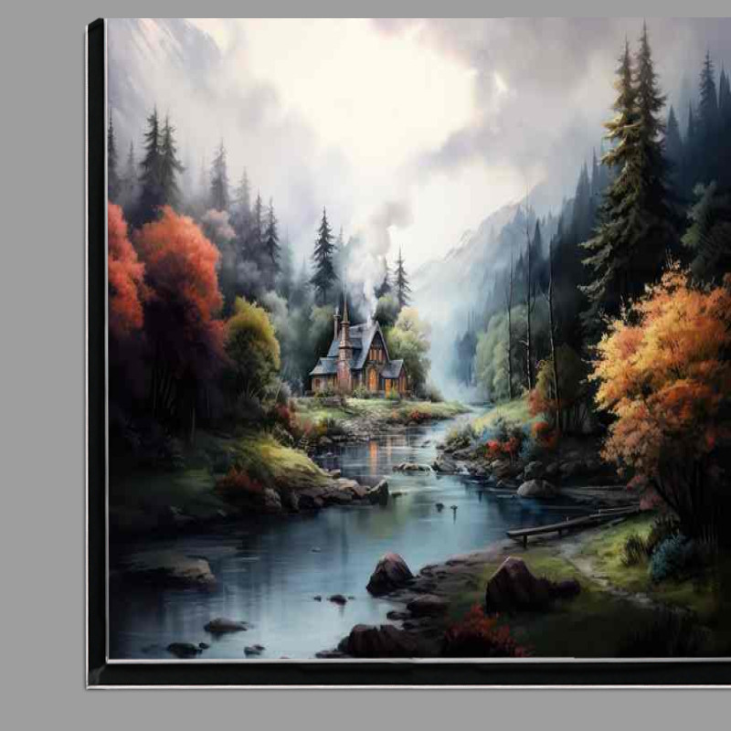 Buy Di-Bond : (Little Cabin Near The Stream)