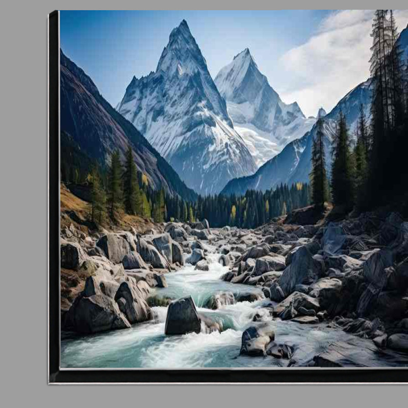 Buy Di-Bond : (River Flows Mountian Skies)