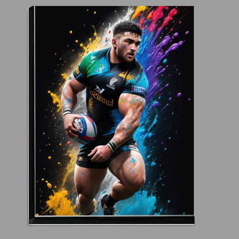 Buy Di-Bond : (Bold Rugby Beauty Striking Splash Art Display)