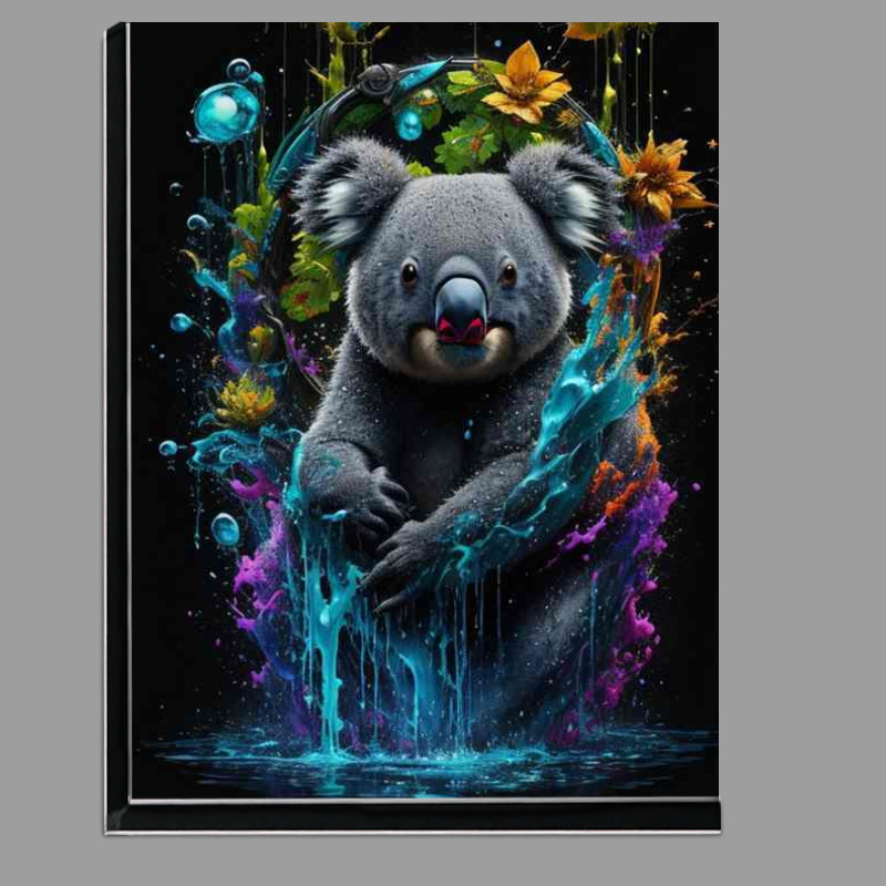 Buy Di-Bond : (Colorful Koala Kaleidoscope Splash Art Masterpiece)