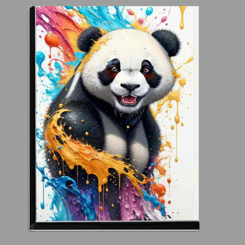 Buy Di-Bond : (Colourful Bamboo Ballet Panda splash art)