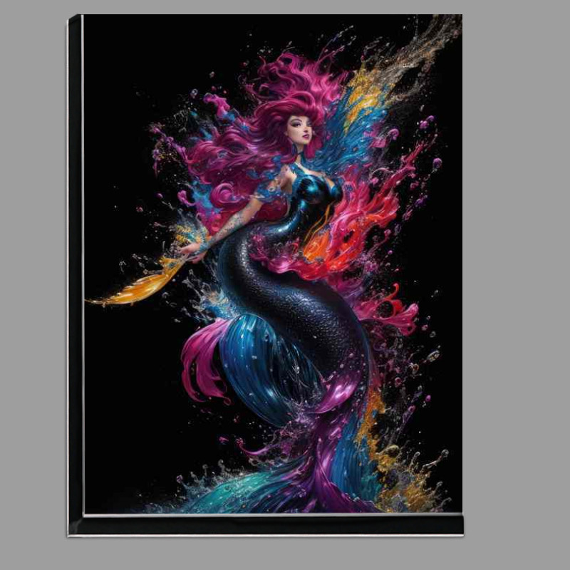 Buy Di-Bond : (Graceful Mermaid Artistic Splash Creation)