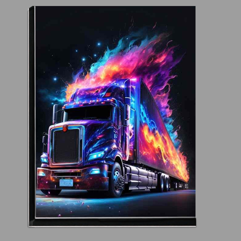 Buy Di-Bond : (Luxury Truck Striking Splash Art Design)
