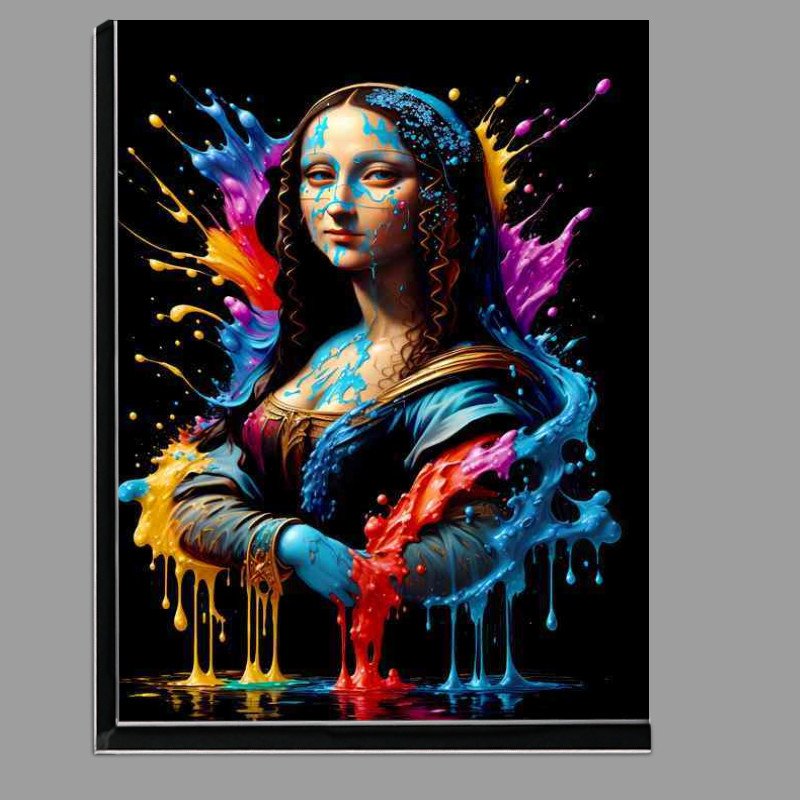 Buy Di-Bond : (Mona liza splash art)