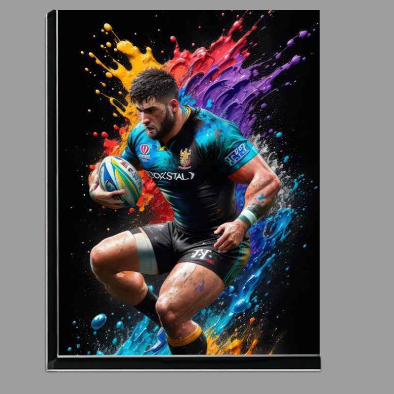 Buy Di-Bond : (Rugby Visionary Colorful Splash Artistry)