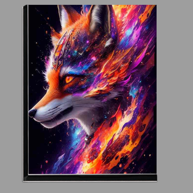 Buy Di-Bond : (Vibrant Fox Fantasy in the sky)