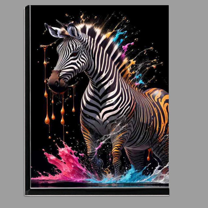 Buy Di-Bond : (Zebra a world of rainbows)