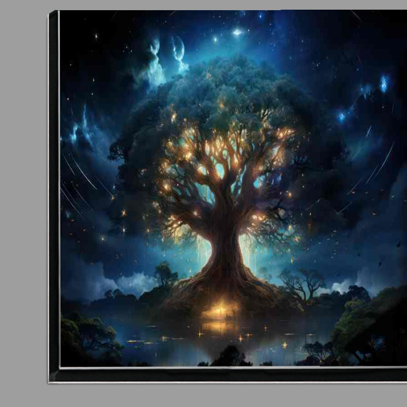 Buy Di-Bond : (Tree of Life A Heavenly Drape Of Light)