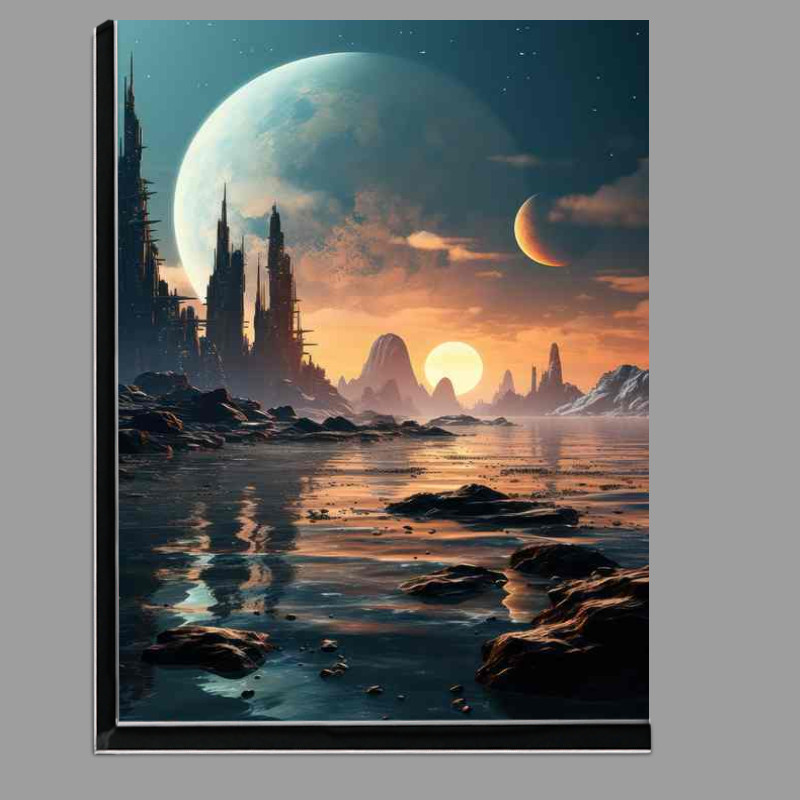 Buy Di-Bond : (Abstract Galactic Art Modern Space)