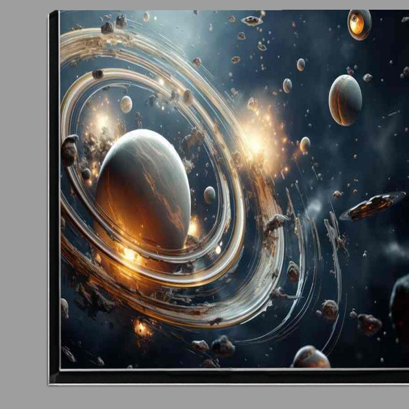 Buy Di-Bond : (Abstract Astro Art Creative Saturn Space)