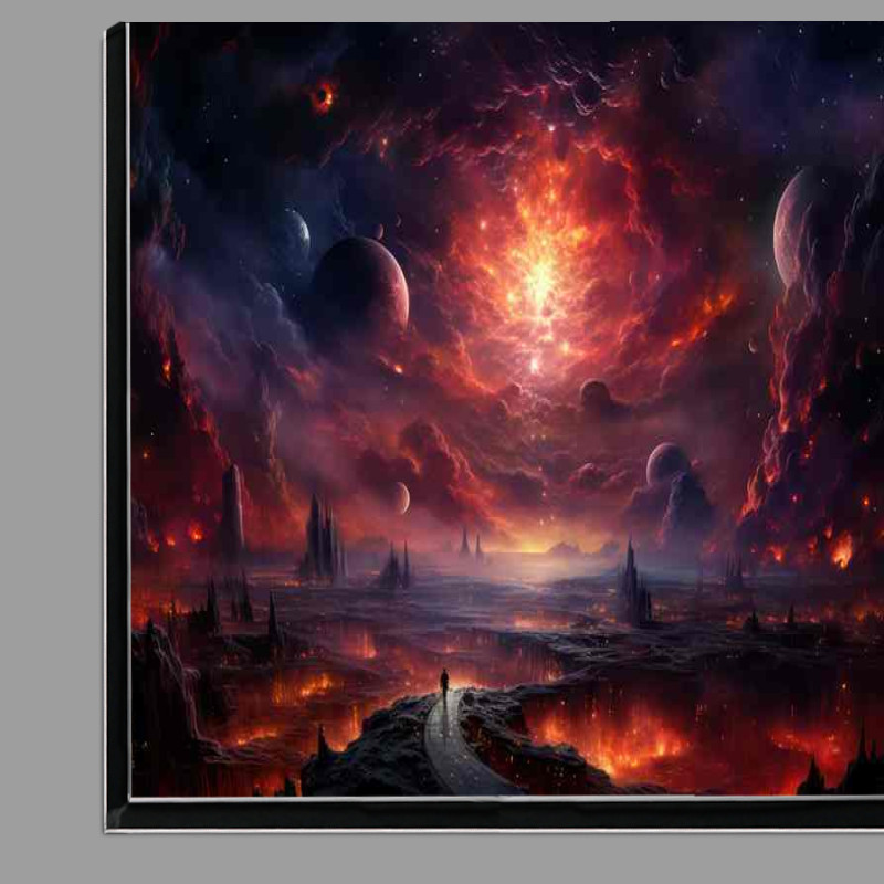 Buy Di-Bond : (Dreamy Stellar Scenes Artistic Galaxy)